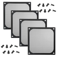 JAMHER 4Pack 120 x 120mm Computer Fan Filter Grills with Screws,Black picture