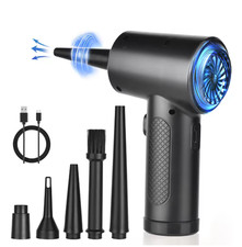 Protable Air Duster for Computer Cleaning 51000RPM Cordless Compressed Air Blowe picture