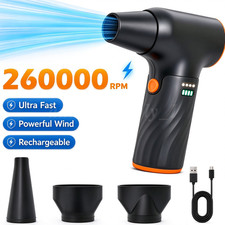 Handheld Electric Air Duster & Removable Battery Mini Blower Turbo Blower Duster picture