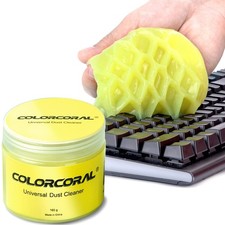 ColorCoral Cleaning Gel Universal Dust Cleaner 5.6 Ounce (Pack of 1), Yellow picture
