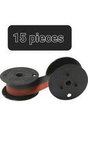 Lot 15 Original Genuine Victor 7010 Black/Red Calculator Ribbon. New Sealed  picture