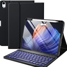Harvopu iPad Air 11” 4th/5th Gen Keyboard Case Backlit Black picture