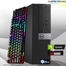 Dell  Desktop Computer i5, Up to 64GB RAM, 5TB SSD,NVIDIA Windows, WiFi picture