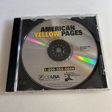 American Yellow Pages Software for Windows PC CD-ROM Vintage Business Info zans picture