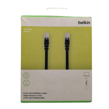 Belkin 10m CAT5e Ethernet Patch Cable RJ45 Snagless Black Network Cord 100MHz picture
