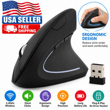 Ergonomic Wireless Mouse Optical USB 2.4G Mini Right Hand Computer Laptop PC Use picture