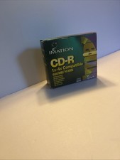 Imation CD-R blank recordable disc with capacity of 650MB New Old Stock 5pk picture