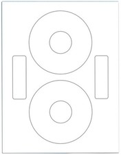 200-Pak Matte Finish NEATO FORMAT CD/DVD Labels (100 sheets, 2 per sheet) picture