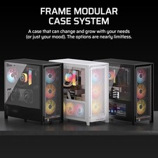 CORSAIR FRAME 5000D RS MODULAR HIGH AIRFLOW MID-TOWER PC CASE – 4X -  WHITE picture
