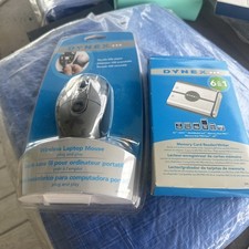 Dynex Lot Of Wireless Mouse And Memory Card. See Pics  picture