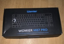 Custom Womier Retro 75% Gaming Keyboard with OLED Display&Knob, M87 Pro picture