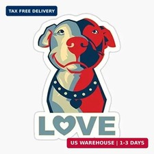 Pitbull - Love Sticker - Graphic for Auto, Wall, Laptop, Cell, Truck - Windows, picture