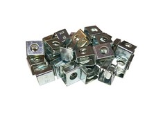 12-24 Slide-on Cage Nuts | Zinc | 25 Pack | RackGold picture