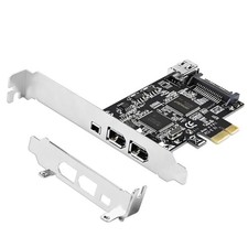 4-Port PCIe Firewire 400 Card, 1394A Interface, 3x6Pin & 1x4Pin, Low Profile, Ca picture