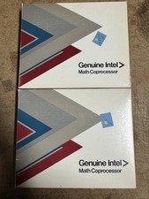 (2) Intel Math Coprocessor Personal Computer Enhancement PCNC80287 For IBM PC picture