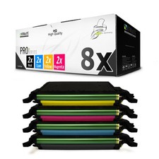 8x PRO Cartridge replaces Samsung CLP-C600A CLP-K600A CLP-M600A CLP-Y600A picture