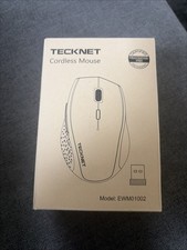 Tecknet - EWM01002 - CORDLESS MOUSE - Gray - NEW picture