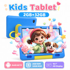 10PCS 10 INCH Kids Tablet Android 13 32GB ROM Wifi Bluetooth 5000mAh Google picture
