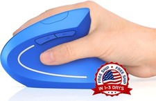Ratón Ergonómico, Ratón Inalámbrico Vertical Recargable 2.4G Óptico Carpiano US. picture