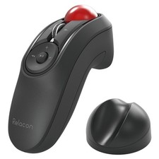 Elecom Bluetooth Trackball Mouse Black Red 10 Buttons DPI Changeable Comfort picture