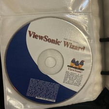 ViewSonic Wizard A90f CRT Monitor Quick Start & Installation Software CD picture