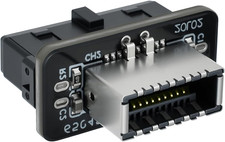 USB 3.2 Gen 1 to USB 3.2 Gen 2 Header Adapter, 19Pin to Type-E/Usb C picture