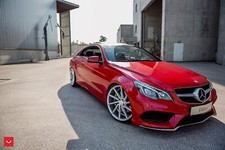 Cars vossen wheels mercedes e class Desk Mat Stitched picture