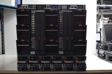 Dell PowerEdge M1000e Blade Server Chassis, 6 PSU, 9 Fans Used M6220 picture