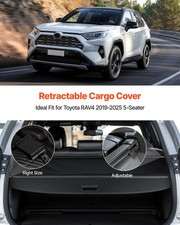 Retractable Cargo Cover, Upgraded Carbon Fiber Texture Trunk Cover, Anti-Peeping picture