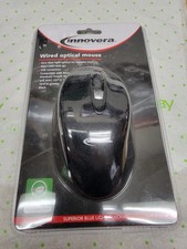 Innovera IVR61014 Full-Size USB 2.0 Right Hand Wired Optical Mouse - Black picture