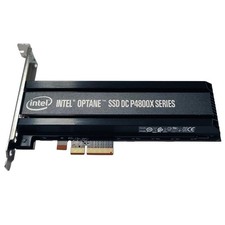 used Intel 750GB SSD P4800X Optane DC PBW HHHL PCIe 3.0 x4 NVMe SSDPED1K750GA01 picture