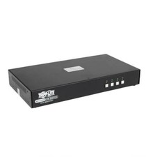 TRIPP-LITE Secure KVM Switch 4-Port DVI + Audio NIAP PP3.0 Certified with CAC .R picture