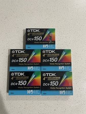 Lot of 5 TDK DC4-150RBX 4mm Data Cartridges picture