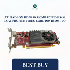 ATI Radeon HD 3450 256MB PCIe DMS-59 Low Profile Video Card 109-B62941-00 picture
