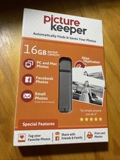 Picture Keeper 16GB Backup USB Drive Stores All Your Pictures PC/MAC New In Box picture