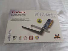ViewSonic WPCI-100 (766907070712) 802.11g/b Wireless Adapter - Brand New picture