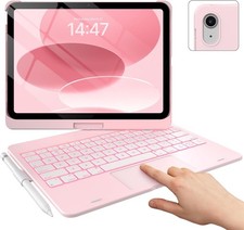 Typecase Touch 360° Rotating Keyboard Case w/ Trackpad, iPad A16 11th/10th Gen  picture