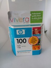 HP Inkjet Print Cartridge 100 Gray Photo brand new sealed picture