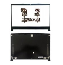 Wzqrps New Replacement Laptop LCD Cover Back Rear Top Lid Hinges Front Bezel ... picture