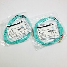 LOT OF 2 LEGRAND 852-LL-2-017 VS 5M LC LC 10G DPX PVC FIBER OPTIC NETWORK CABLE picture