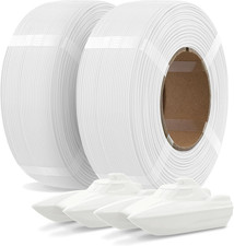 2 Pack 1Kg High Speed Refill PETG Filament, White*2 picture