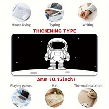 Large Astronaut Mouse Pad - 3mm Thick, Non-Slip Rubber Base, Durable Stitched picture