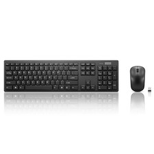 Lenovo 100 Wireless Keyboard and Mouse Combo –Spill Resistant Wireless USB Black picture