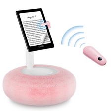Magnetic Kindle Holder w/ Page Turner Adjustable Pillow Stand Phone Tablet Pink picture