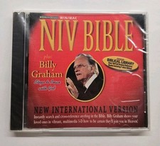 NIV Bible Billy Graham New International Version Windows 3.1 95 98 Mac PC CD ROM picture