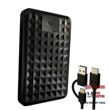Facet External Hard Drive Portable USB-C/USB 3.1 Plug & Play Ultra- 500GB BLACK picture