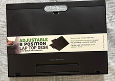 Mind Reader LTADJUST Adjustable Foldable Padded Lap Desk for 14 in Laptop Black picture