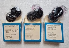 3 Vintage Pinnacle Columbia Typewriter Ribbon Spool A10 Black/ Red Rem Add 1/2 picture