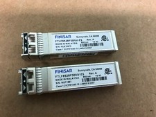 Lot of 2 8GB Finisar Genuine Shortwave SFP+ SW 850NM Transceiver  picture