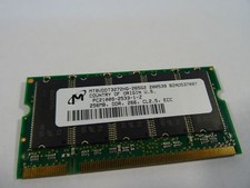 MICRON 256MB DDR PC2100S DDR-266MHZ CL2.5 200PIN SODIMM ECC                MT9VD picture